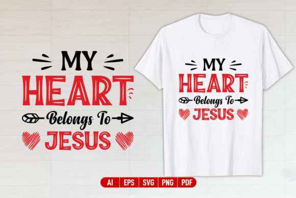 JESUS Valentine’s Day T-Shirt Font Review